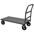 thumbnail image 1 of 38 in. Platform Trucks with Mold-On Rubber Casters, Gray - 2400 lbs, 1 of 1