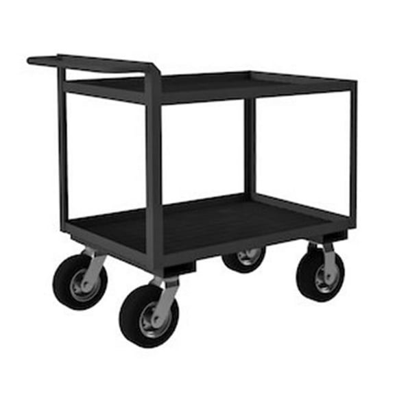 38 in. Rolling Service Cart, Gray - 1500 lbs