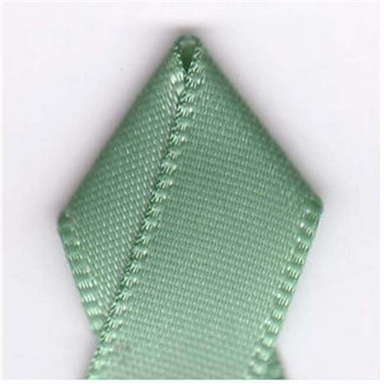 38 in. Single-Face Satin Ribbon 100 Yards - Sage Green