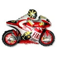thumbnail image 1 of 38 inch Motorbike - Red Foil Mylar Balloon - Party Supplies Decorations, 1 of 1