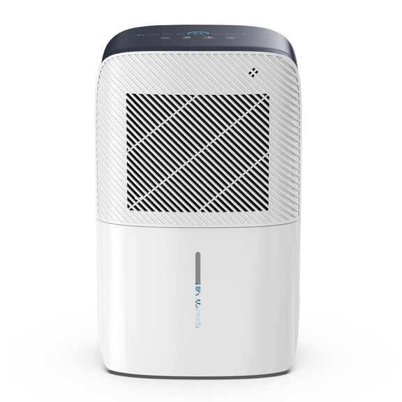 38 pt. 2000 sq. ft. Portable Dehumidifier in White with 6.55 pt. Bucket, Auto Defrost, Continuous Run, 2-Fan Speeds