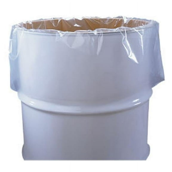 38 x 65 in. 0.004 Gauge 55 gal Clear Drum Liners - Roll of 150