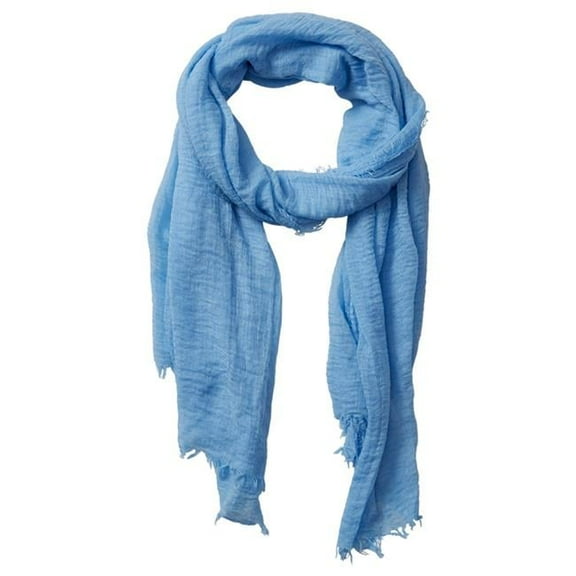 38 x 70 in. Classic Soft Solid Scarf - Light Blue