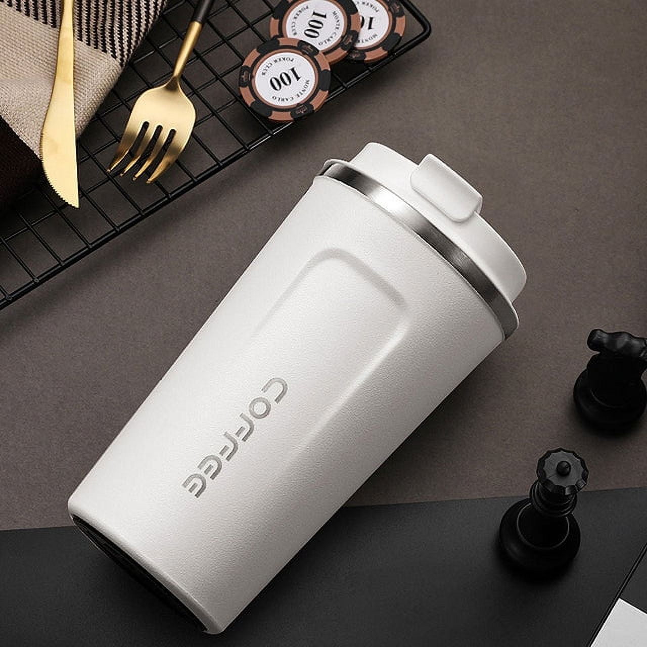 380/510ml Thermos Coffee Mug Water Bottle Temperature Display