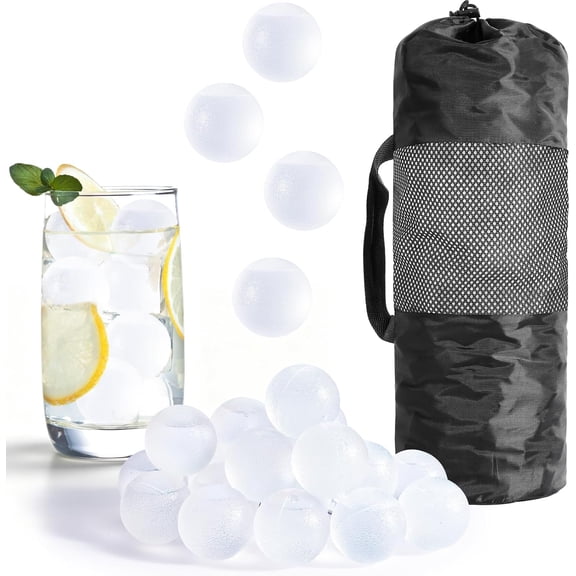 380 Pack Reusable BPA-Free Plastic Ice Cubes for Drinks