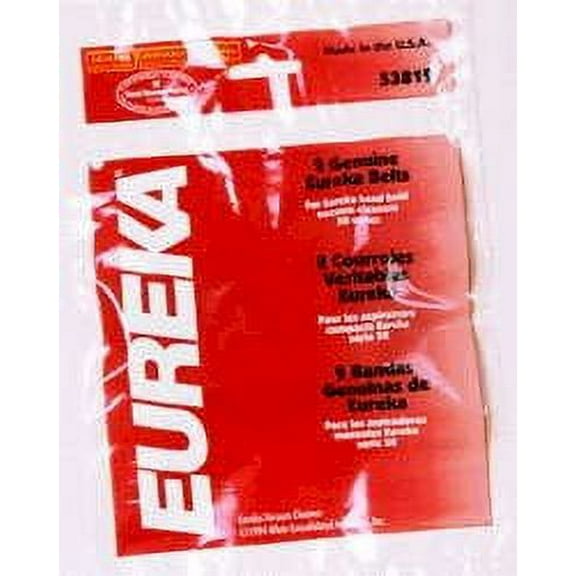 38001 Eureka Vacuum Cleaner Replacement Belt (2 Pack) - Totaline - VFEU38001