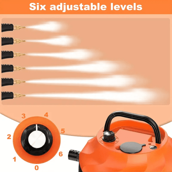 3800W High Pressure Handheld Steam Cleaner - Portable High Temp Cleaning Machine with Brush Heads for Home/Kitchen/Sofa/Air Conditioner/Bathroom/Car