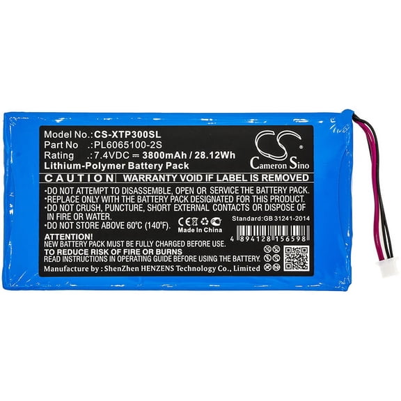 3800mAh XTOOL PL6065100-2S Battery for i80 Pad EZ400 Pro EZ300 Pro