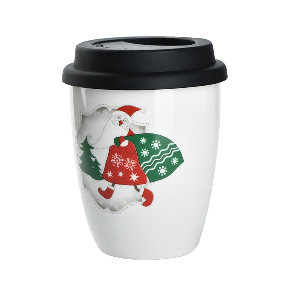 380ML Ceramics Mug Christmas Coffee Mug Without Handle Thicken Fashion