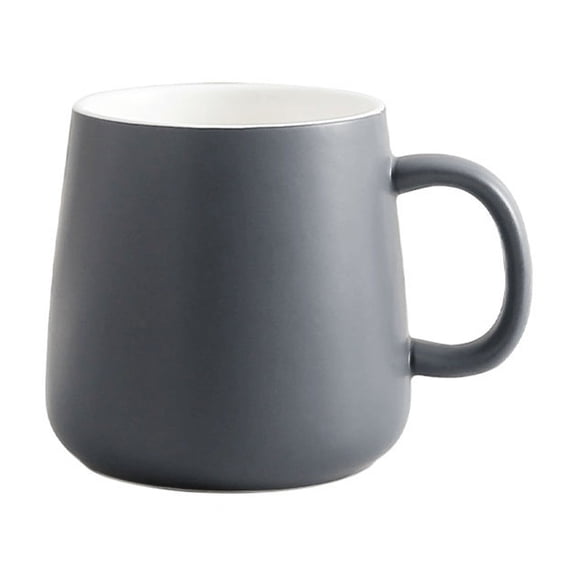 380ML Simple Ceramic Coffee Cup Household Milk Cup Breakfast Cup Office Drinking Cup