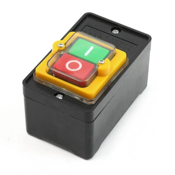 380V 10AMP Water Resistant Insulation Housing On-Off Lock Button Switch