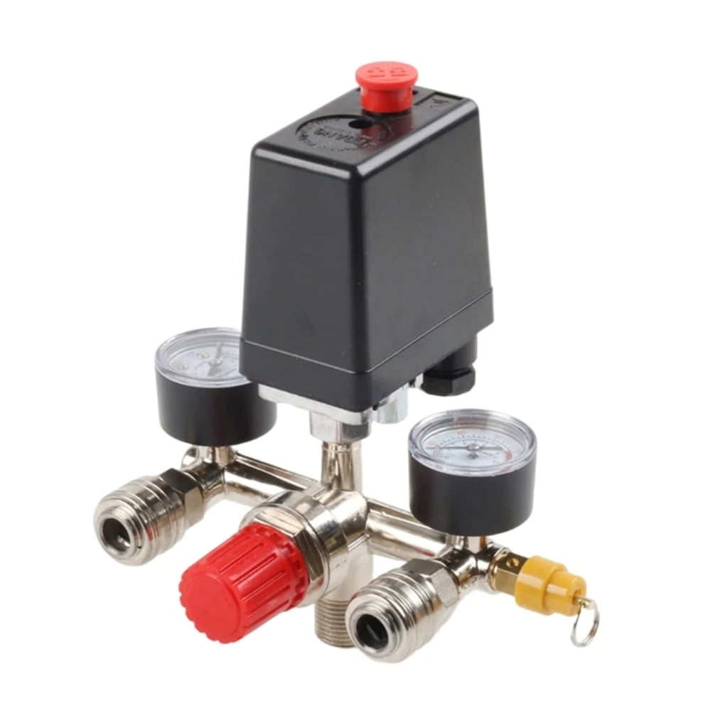 380V Three Phase Electric Air Compressor Pressure Manifold Regulator ...