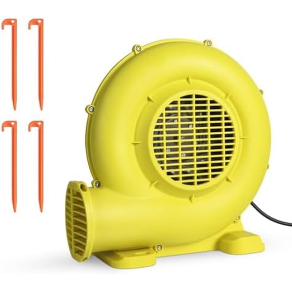 380W 0.5HP Air Blower for Inflatables: Bounce House Blower - Commercial Electric Blower - Work for Bouncy Castle Jump Slides Water Slides Inflatable Arch$$Garden &