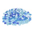 thumbnail image 1 of 380g Crystal Glass Mosaic Tiles, 1 cm Square Mosaic Tiles Bulk for Craft DIY Hobbies Art Project Blue Series, 1 of 6