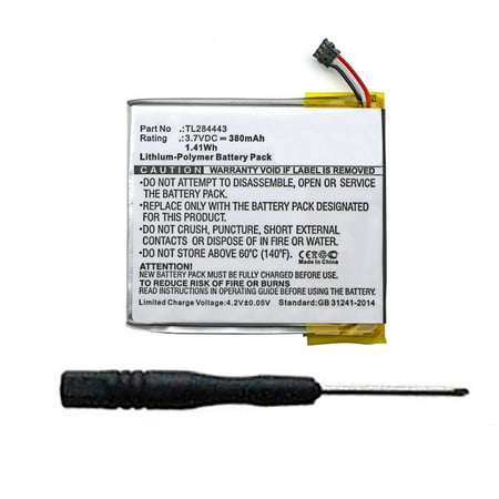 380mAh TL284443 Battery Replacement for Nest Learning Thermostat (2nd Generation)