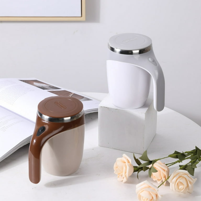 Automatic Stirring Magnetic Cup 304 Stainless Steel Coffee Cup Milk  Stirring Cup Creative Blender Smart Stirrer Vacuum Cup