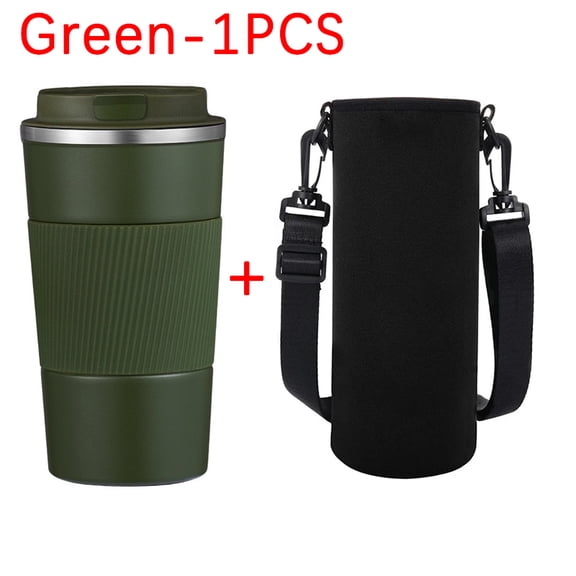 380ml/510ml Stainless Steel Coffee Cup Car Vacuum Flask Thermal Mug Reusable Coffee Cup for Hot/Cold Drinks Travel Insulated Cup