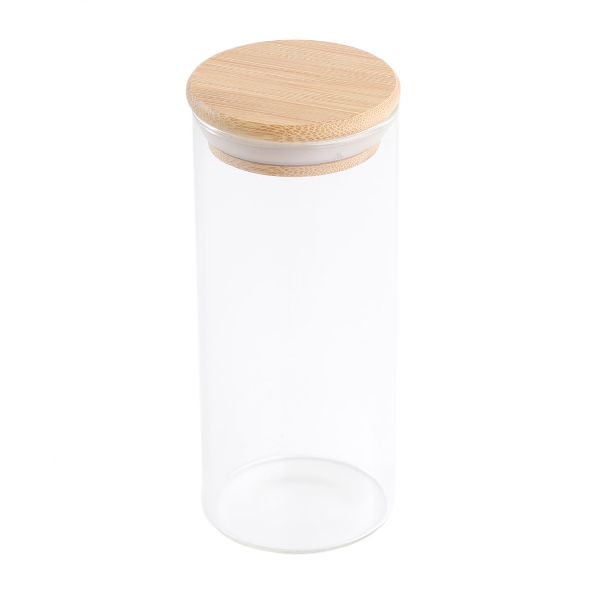 380ml Clear Glass Jar Sealed Canister Food Storage Container for Loose