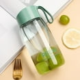 thumbnail image 1 of 380ml Leakproof Outdoor Delicate Water Bottle Plastics Mug Drinking Cup Portable GREEN, 1 of 1