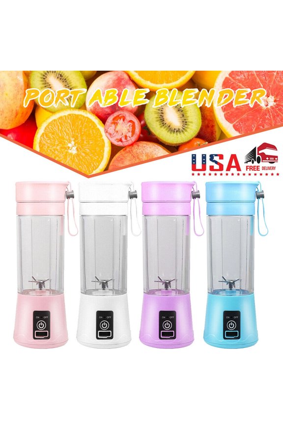380ml Portable Juicer Cup MIni Blender USB Rechargeable Smoothies Mixer