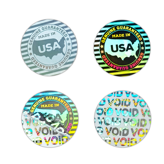 380pcs Hologram label Sticker warranty void seal Label GUARANTEED Security sticker for package (0.8inch)