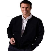 381 Mens Value Zipper Long Sleeve Cardigan