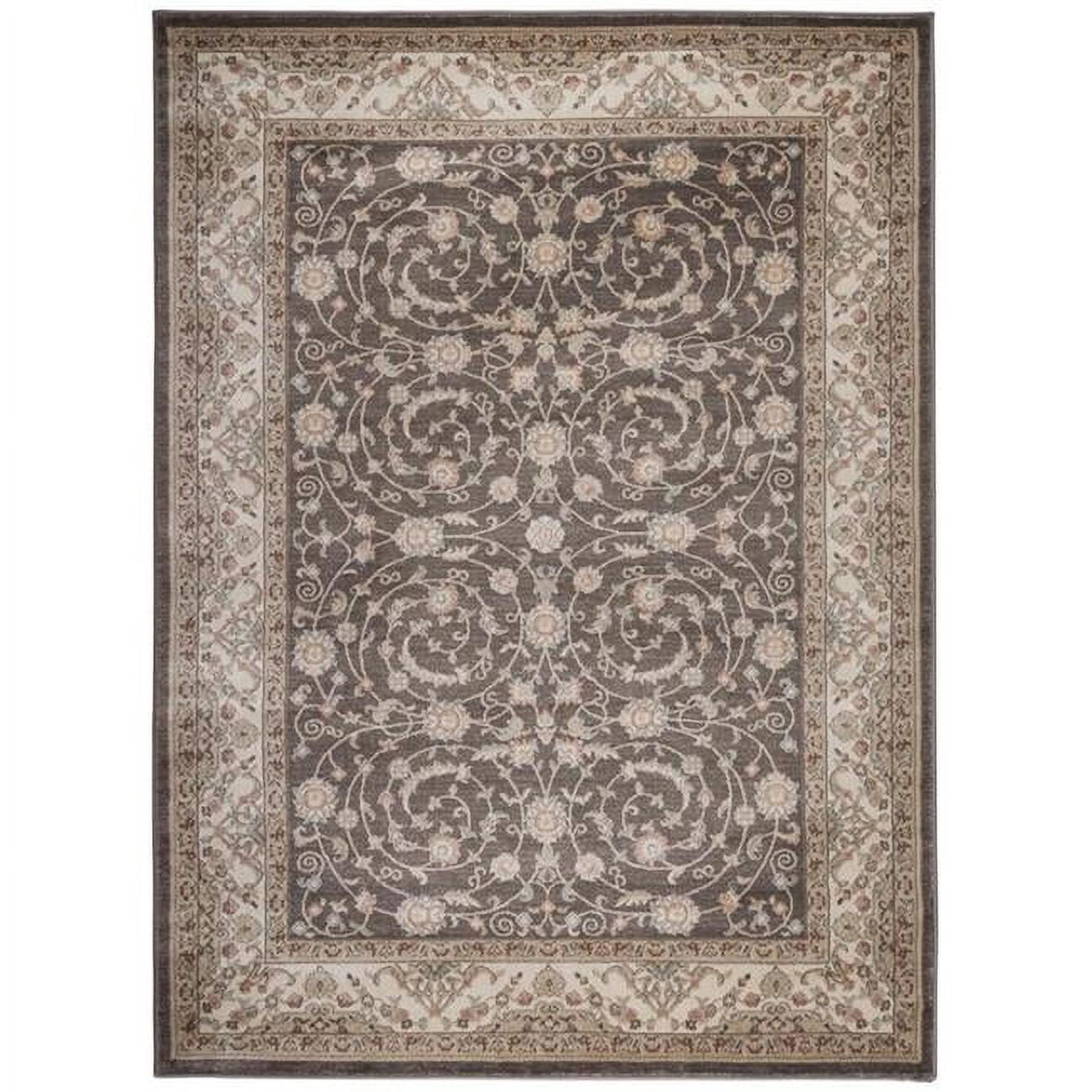 Garda Rugs 3810-0010-BROWN Garda Rectangular Oriental Rugs - Brown - 3 ft. 3 in. x ...