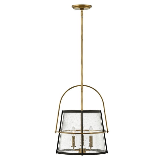 3 Light Medium Pendant-Heritage Brass Finish Hinkley Lighting 38113Hb