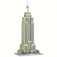 thumbnail image 1 of 3819-Piece Empire State Building Block Set - Realistic Miniature Architecture Model Kit, Collectible Landmark Building Toy for Adults, Perfect Home Decor Gift, 1 of 7