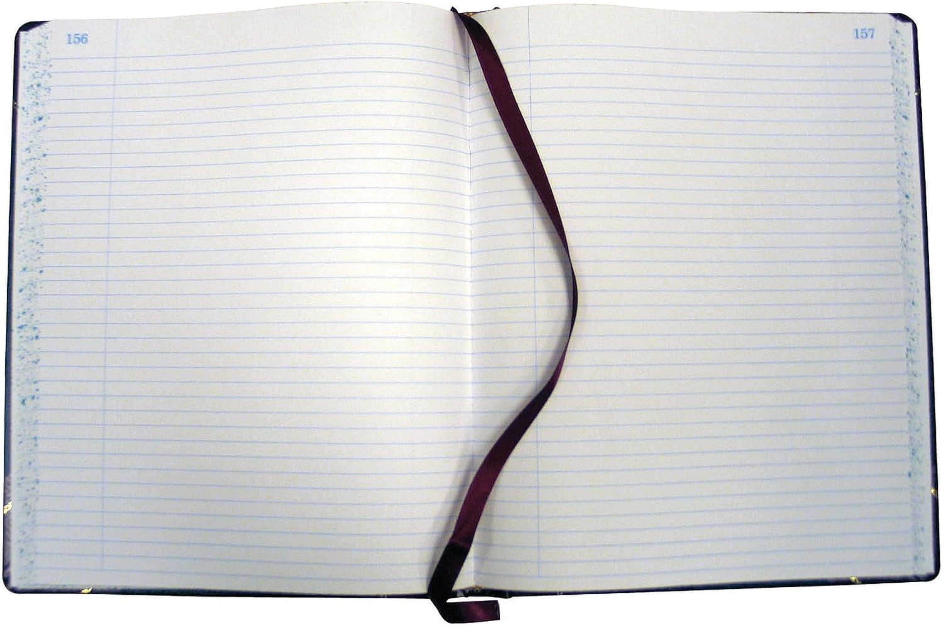 38300R Record Book, Ruled, 300 Pages, 9-5/8-Inch x7-5/8-Inch, Black/Red ...