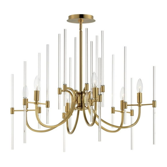 Maxim Lighting - Divine - 6 Light Chandelier In Glam Style-23.5 Inches Tall and