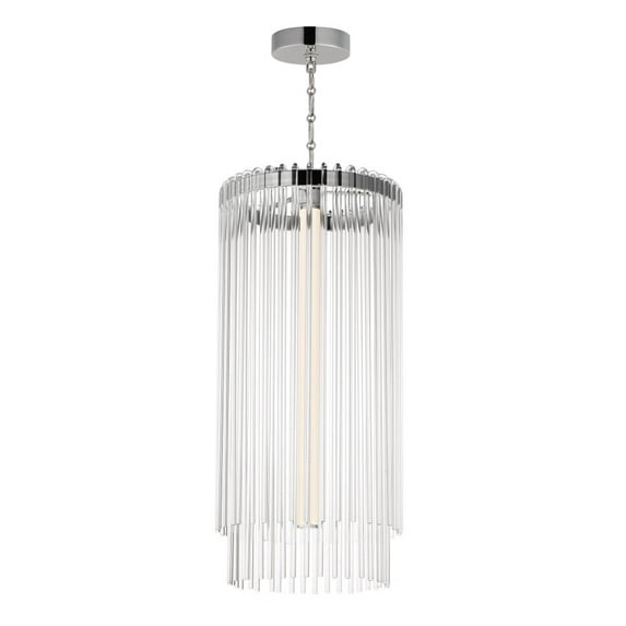 38426CLPN Maxim Lighting Jolie - 39W 1 LED Foyer-30 Inch Tall and 14 Inch Wide-Polished Nickel Finish