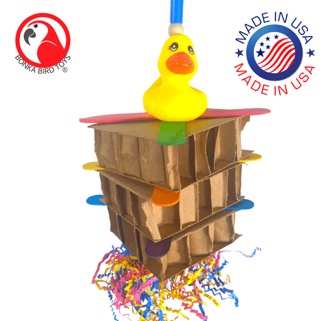 3846 Duck Block Small Medium Bird Toy