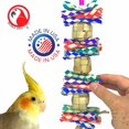 thumbnail image 1 of 3849 Trio Boxy Cube Medium Bird Toy, 1 of 7