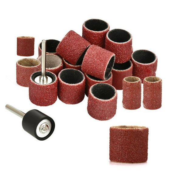 384Pcs Rotary Sanding Bands Drum mandrels Kit for Dremel Rotary Tool DIY Projects Home Improvement