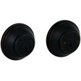 thumbnail image 1 of 385 Round Double Cylinder Deadbolt Featuring SmartKey in Venetian Bronze, 1 of 7