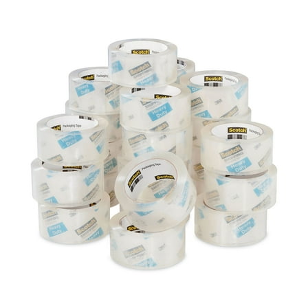 3850 Heavy-Duty Packaging Tape, 3" Core, 1.88" X 54.6 Yds, Clear, 36/carton