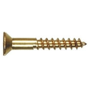 385770 12 x 1 in. Brass Wood Screws