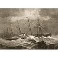 thumbnail image 1 of The 3867 Tons Steamship Celtic Crossing The Atlantic In Winter In 1870s From American Pictures Drawn with Pen & Pencil by Rev Samuel Manning Circa 1880 Poster Print - 17 x 12, 1 of 1