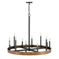 thumbnail image 1 of 3869WA-Hinkley Lighting-Wells - Twelve Light Round Linear Chandelier, 1 of 4