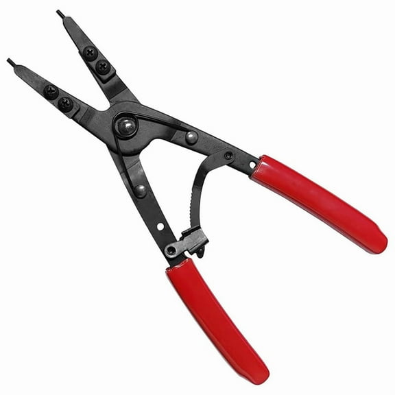 38700 Spindle Snap Ring Pliers 10.9inch Internal External Snap Ring Pliers for Installation of Circlips, Red,1 x Automotive Plier Tools,Red