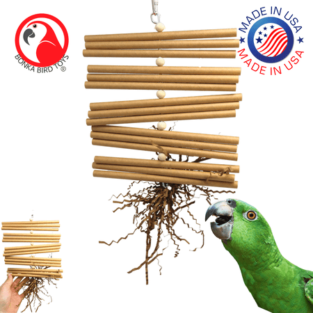 3873 Tube Tree Small Medium Bird Toy