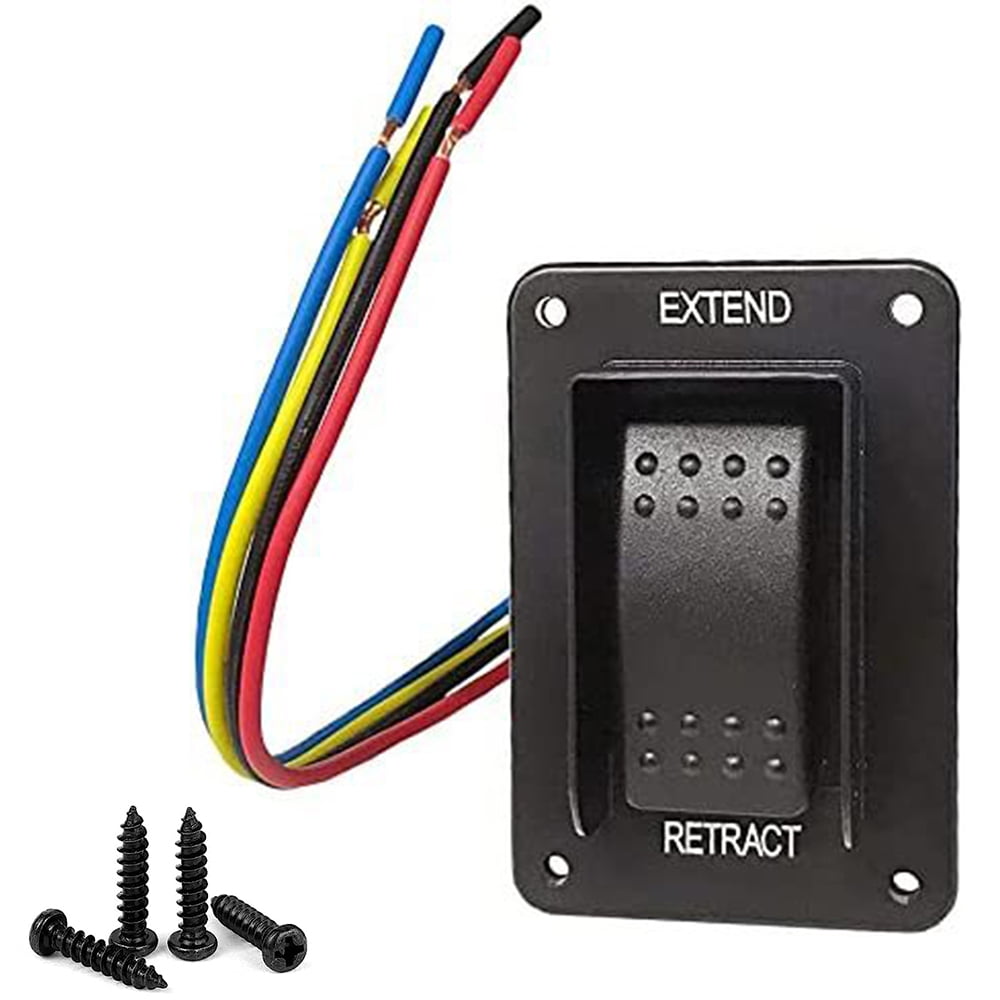 387874 RV Electric Stabilizer Jack Switch Compatible with Trailer Comp