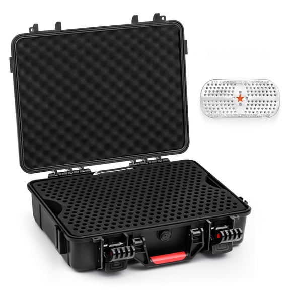 388 Round .308/6.5 Ammo Storage Case with Desiccant, Waterproof Hard Shell Ammo Case for 7.6239mm/6.5 Creedmoor/.308 Win/7.6251/54 mm/7.62 NATO/6.547 Lapua Ammo Storage Box