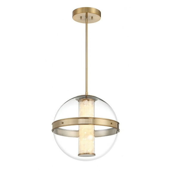 Minka Lavery Minka Divinely 16 3/4" Wide Modern Celeste Brass LED Pendant Light