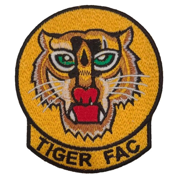 388th Tactical Fighter Wing, Tiger FAC, 3.5" Patch – Iron On, 4 inch