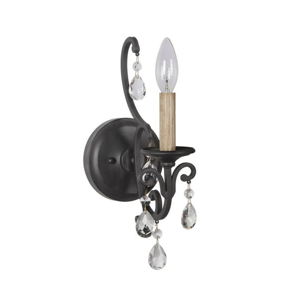 38961-MBK-Craftmade Lighting-Bentley - One Light Wall Sconce - 5.12 inches wide by 11.22 inches high