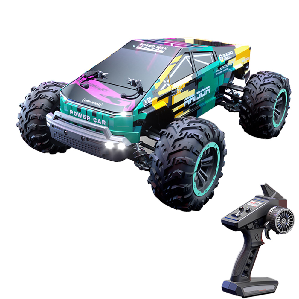 38KM/H High-Speed Off-Road RC Car, 1:12 Scale Brush Motor RC Crawler wiht LED Lights, 2.4GHz Full-Proportional Control Off-Road Truck for Adults & Enthusiasts