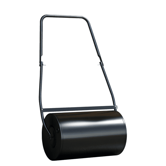 38L Lawn Roller - Heavy Duty Garden Roller for Seed & Sod, Tow/Push, Water/Sand Filled, U-Handle