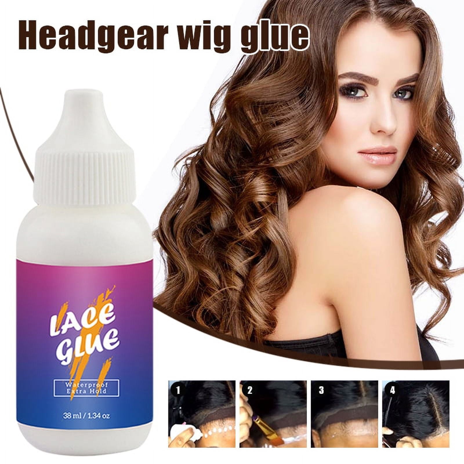 38ml Lace Wig Glue Waterproof Glue Hair System Glue And Remover For Lace  Wigs